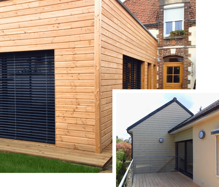 Extension maison bois